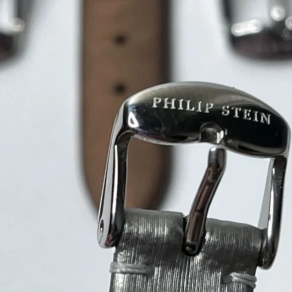 LOT Of 4 Philip Stein Teslar Watch Strap Genuine Leather - Picture 6 of 13